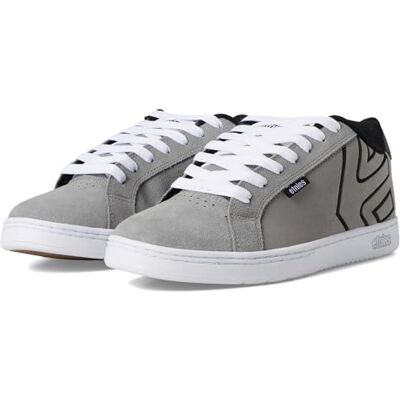 Etnies Fader – Klassischer Skate-Heritage-Stil mit angesagtem, voluminösem Look, verstärkte Cupsole, gepolsterte Passform, Alltagssneaker Grey/Black 38.5 Etnies Fader – Klassischer Skate-Heritage-Stil mit angesagtem, voluminösem Look, verstärkte Cupsole, gepolsterte Passform, Alltagssneaker Grey/Black 38.5