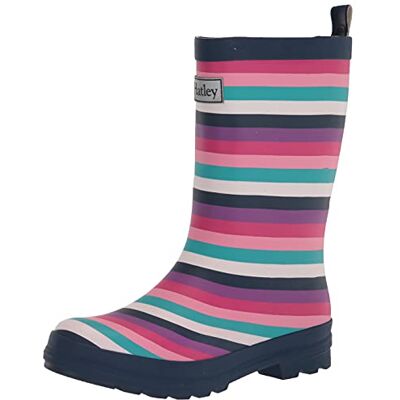Hatley Jungen Mädchen Rain Boots Gummistiefel, Pretty Stripes, 24 EU Hatley Jungen Mädchen Rain Boots Gummistiefel, Pretty Stripes, 24 EU