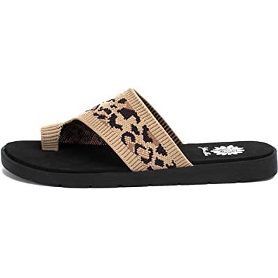 Yellow Box Feeza Damen-Slipper, Leopard, 38.5 EU Yellow Box Feeza Damen-Slipper, Leopard, 38.5 EU