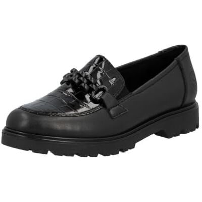 Rieker Damen Slipper 45561, Schwarz,38 EU Rieker Damen Slipper 45561, Schwarz,38 EU