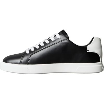 Calvin Damen Cupsole Sneaker Low Pro aus Leder, Schwarz (Black), 35 Calvin Damen Cupsole Sneaker Low Pro aus Leder, Schwarz (Black), 35