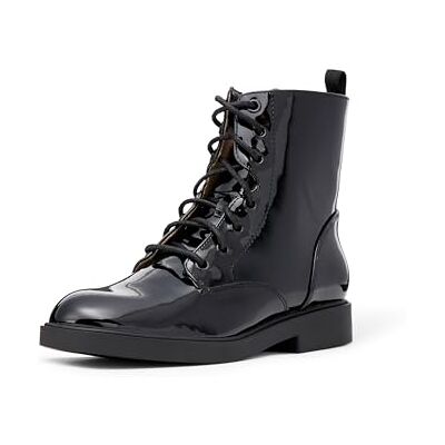 Amazon Mädchen Kampfstiefel Mit Reißverschluss, Schwarz Lackleder, 40 EU Amazon Mädchen Kampfstiefel Mit Reißverschluss, Schwarz Lackleder, 40 EU