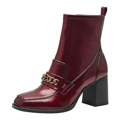 Tamaris Damen Absatzstiefelette Blockabsatz Vegan; MERLOT, EU 37 Tamaris Damen Absatzstiefelette Blockabsatz Vegan; MERLOT, EU 37
