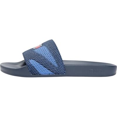 Tommy Jeans Herren Badeschuhe Summer mit Logo, Blau (Dark Night Navy), 41 Tommy Jeans Herren Badeschuhe Summer mit Logo, Blau (Dark Night Navy), 41