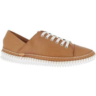 Andrea Conti Damen Low Top Sneaker, Cognac, 42 EU Andrea Conti Damen Low Top Sneaker, Cognac, 42 EU