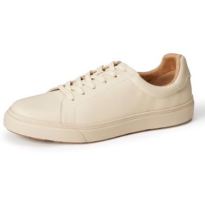 Amazon Herren Klassische Low-Top-Sneaker, Creme, 46 EU Amazon Herren Klassische Low-Top-Sneaker, Creme, 46 EU