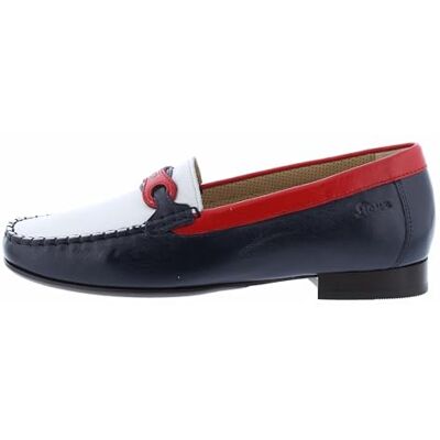Sioux Damen Colandina Mokassin, blu/Snow/red, 42 EU Sioux Damen Colandina Mokassin, blu/Snow/red, 42 EU