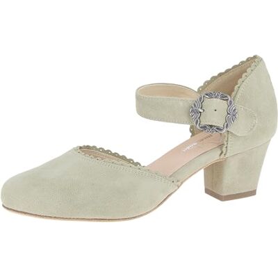 Hirschkogel Damen Trachten Pumps, Pastellgrün, 40 EU Hirschkogel Damen Trachten Pumps, Pastellgrün, 40 EU