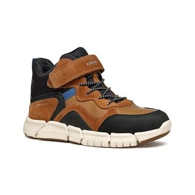 Geox Unisex Kinder J Flexyper Boy Abx Ankle Boot, Lt Brown Black, 32 EU Geox Unisex Kinder J Flexyper Boy Abx Ankle Boot, Lt Brown Black, 32 EU