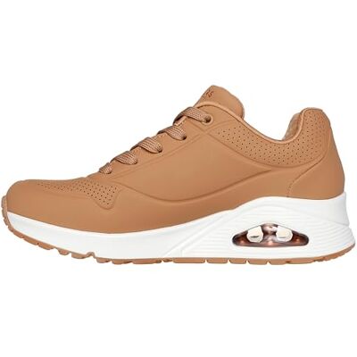 Skechers Damen Uno Stand On Air Turnschuhe, Mustard Durabuck/ Mesh, 42 EU Skechers Damen Uno Stand On Air Turnschuhe, Mustard Durabuck/ Mesh, 42 EU