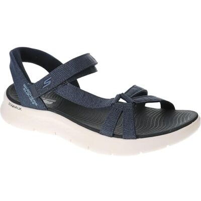 Skechers Women's Go Walk Flex Sandal-Illuminate Hands Free Slip-ins Fisherman, Marineblau, 7 Wide Skechers Women's Go Walk Flex Sandal-Illuminate Hands Free Slip-ins Fisherman, Marineblau, 7 Wide