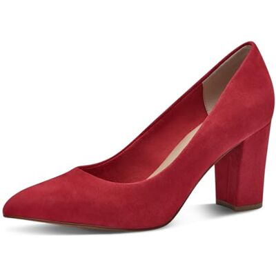 MARCO TOZZI Damen Pumps aus Leder mit Blockabsatz, Rosa (Pink), 40 EU MARCO TOZZI Damen Pumps aus Leder mit Blockabsatz, Rosa (Pink), 40 EU