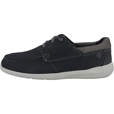 Clarks Herren Gorwin Moc Hausschuh, Navy Nubuk, 44.5 EU Clarks Herren Gorwin Moc Hausschuh, Navy Nubuk, 44.5 EU