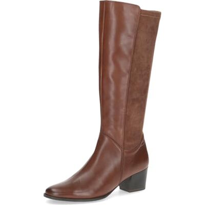 CAPRICE Damen 9-25504-45 Kniehohe Stiefel, Cognac Comb, 41 EU CAPRICE Damen 9-25504-45 Kniehohe Stiefel, Cognac Comb, 41 EU