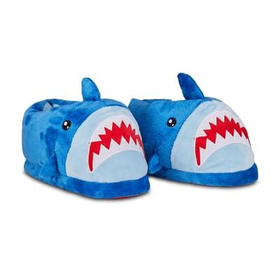 SJ GANG STYLE JAM GANG Haifisch-Hausschuhe für Kinder, Plüsch, Winter, Größe 33-36, Geschenkidee SJ GANG STYLE JAM GANG Haifisch-Hausschuhe für Kinder, Plüsch, Winter, Größe 33-36, Geschenkidee