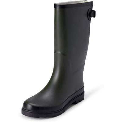 Amazon Damen Hohe Wasserdichte Regenstiefel, Olivgrün, 37.5 EU Amazon Damen Hohe Wasserdichte Regenstiefel, Olivgrün, 37.5 EU