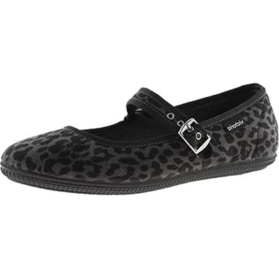 Victoria Mädchen Pantoffeln 1049110-KIDS Ballerina ODA Animal-Print & Schnalle Antracita 26 Victoria Mädchen Pantoffeln 1049110-KIDS Ballerina ODA Animal-Print & Schnalle Antracita 26