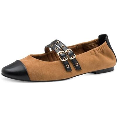 MARCO TOZZI Damen 2-22107-45 Ballerinas, Camel Comb, 37 EU MARCO TOZZI Damen 2-22107-45 Ballerinas, Camel Comb, 37 EU