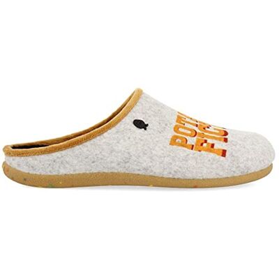 HOT POTATOES Herren Athy Hausschuh, grau, 40 EU HOT POTATOES Herren Athy Hausschuh, grau, 40 EU