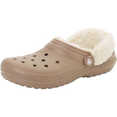 Crocs Classic Fleece Lined Clog K Holzschuh, Mushroom, 35 EU Crocs Classic Fleece Lined Clog K Holzschuh, Mushroom, 35 EU