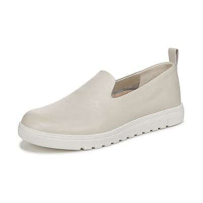Vionic Damen Uptown Willa Flache Loafers, Cremeleder, Mittel, EU 40 Vionic Damen Uptown Willa Flache Loafers, Cremeleder, Mittel, EU 40