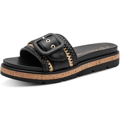 MARCO TOZZI Damen 2-27417-46 Pantolette, Black Comb, 42 EU MARCO TOZZI Damen 2-27417-46 Pantolette, Black Comb, 42 EU