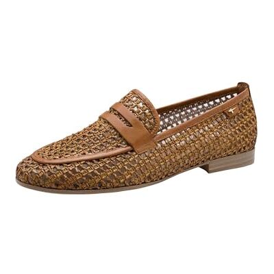 Tamaris Damen Loafer flach, braun, 41 EU Tamaris Damen Loafer flach, braun, 41 EU
