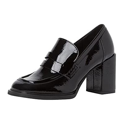 MARCO TOZZI Damen Flacher Slipper, Blockabsatz, weiches FEEL ME Fußbett, ideal für Business und Freizeit MARCO TOZZI Damen Flacher Slipper, Blockabsatz, weiches FEEL ME Fußbett, ideal für Business und Freizeit