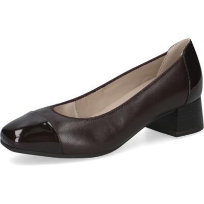 CAPRICE Damen Pumps mit Absatz, Braun (DK Brown Comb), 42 CAPRICE Damen Pumps mit Absatz, Braun (DK Brown Comb), 42