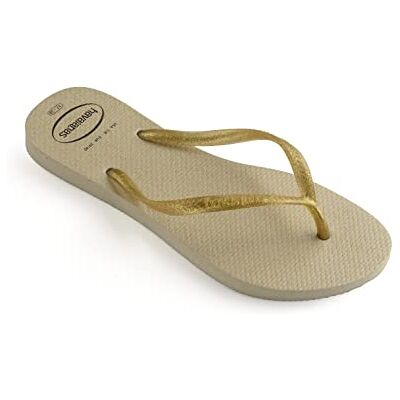 Havaianas Slim Gloss Damen FlipFlop Sand Grey 35 EU Havaianas Slim Gloss Damen FlipFlop Sand Grey 35 EU