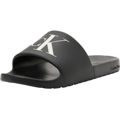 Calvin Herren 3 Slide Molded Eva Hm0hm02335Slides, Schwarz, Hellweiß, 43 1/3 EU Calvin Herren 3 Slide Molded Eva Hm0hm02335Slides, Schwarz, Hellweiß, 43 1/3 EU
