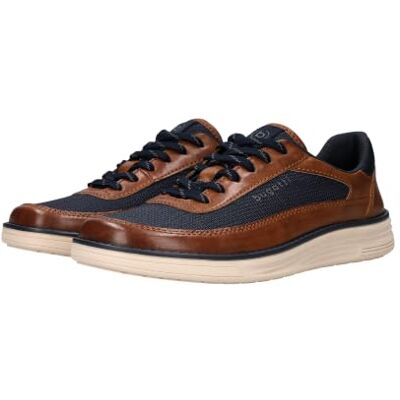 Bugatti Herren Sneaker-323-AX90-cognac/dark Blue,45 Bugatti Herren Sneaker-323-AX90-cognac/dark Blue,45