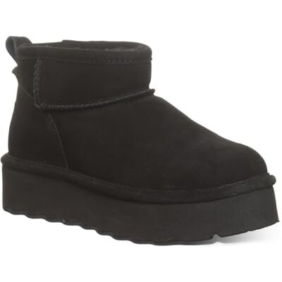 BEARPAW Damen Retro Shorty Boot Damen Stiefelette Bequemer Winterstiefel, Schwarz/Schwarz, 43 EU BEARPAW Damen Retro Shorty Boot Damen Stiefelette Bequemer Winterstiefel, Schwarz/Schwarz, 43 EU