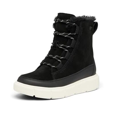 Sorel Unisex Kinder Explorer 3 Lace Wp Mode-Stiefel, Black Sea Salt Youth, 34 EU Sorel Unisex Kinder Explorer 3 Lace Wp Mode-Stiefel, Black Sea Salt Youth, 34 EU