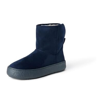 Amazon Niedrige Stiefeletten mit Kunstfellfutter, Marineblau, 1 kleines Kind Amazon Niedrige Stiefeletten mit Kunstfellfutter, Marineblau, 1 kleines Kind
