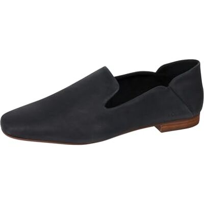 TOMS LaraLoafer für Damen, flach, Schwarzes Leder, 35.5 EU TOMS LaraLoafer für Damen, flach, Schwarzes Leder, 35.5 EU