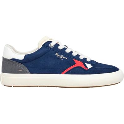 Pepe Jeans Herren Travis City M Sneak, Blue Ocean Blue, 10 UK Pepe Jeans Herren Travis City M Sneak, Blue Ocean Blue, 10 UK