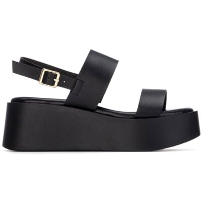 REFRESH Sandalen Damen Schwarz Bequeme und vielseitige Schuhe Casual Mode Modell 17512003 (Größe 36) REFRESH Sandalen Damen Schwarz Bequeme und vielseitige Schuhe Casual Mode Modell 17512003 (Größe 36)