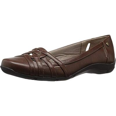 LifeStride Damen Diverse Flach, Dark Tan, 38 EU Weit LifeStride Damen Diverse Flach, Dark Tan, 38 EU Weit