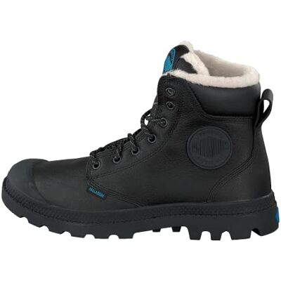 Palladium Pampa Sport Shearling Waterproof, Unisex-Erwachsene, Klassische Stiefel, Schwarz (Black), 40 EU Palladium Pampa Sport Shearling Waterproof, Unisex-Erwachsene, Klassische Stiefel, Schwarz (Black), 40 EU