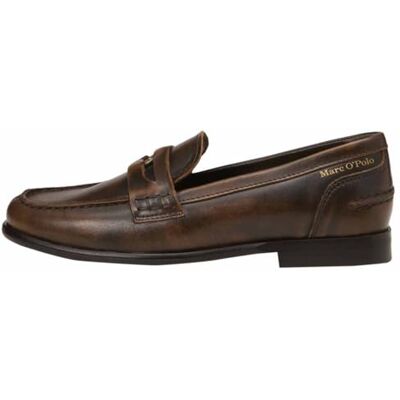 Marc O' Polo Marc OߴPolo Damen Loafer aus Leder elegant, Braun (Vintage Dark Brown), 36 Marc O' Polo Marc OߴPolo Damen Loafer aus Leder elegant, Braun (Vintage Dark Brown), 36