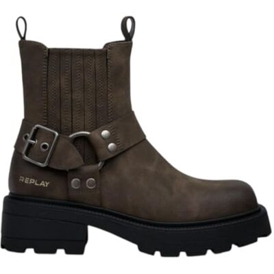 Replay Damen Stiefeletten mit Absatz, Brown 012 (Braun), 36 Replay Damen Stiefeletten mit Absatz, Brown 012 (Braun), 36