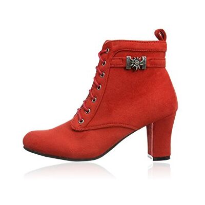 Hirschkogel by Andrea Conti 3617400, Damen Kurzschaft Stiefel, Rot (rot 021), 36 EU Hirschkogel by Andrea Conti 3617400, Damen Kurzschaft Stiefel, Rot (rot 021), 36 EU