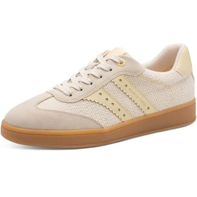 MARCO TOZZI Damen Sneaker weiches Feel Me Wechselfußbett weiches Innenfutter Modern, gelb (Vanilla Comb), 37 EU MARCO TOZZI Damen Sneaker weiches Feel Me Wechselfußbett weiches Innenfutter Modern, gelb (Vanilla Comb), 37 EU