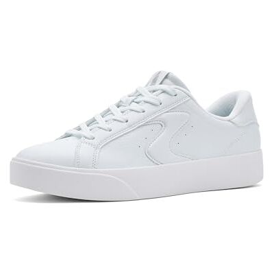 Skechers Damen Belmont Elevated Attitude Slip-InTurnschuhe, White Duraleather Trim, 37.5 EU Skechers Damen Belmont Elevated Attitude Slip-InTurnschuhe, White Duraleather Trim, 37.5 EU