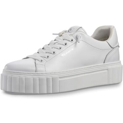 Tamaris Damen Sneaker bequem; White, EU 37 Tamaris Damen Sneaker bequem; White, EU 37