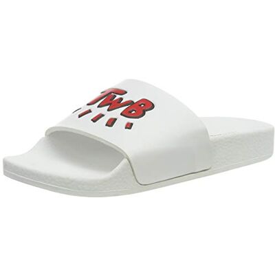 The White Brand Love Twb 3D, Unisex-Kinder Peeptoe Sandalen, Mehrfarbig (White Red Red), 34 EU The White Brand Love Twb 3D, Unisex-Kinder Peeptoe Sandalen, Mehrfarbig (White Red Red), 34 EU