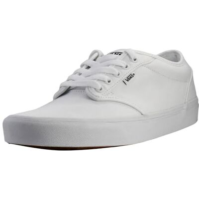 Vans Atwood Herren-Sneaker, Segeltuch, Weiß/Weiß, Größe 39 Vans Atwood Herren-Sneaker, Segeltuch, Weiß/Weiß, Größe 39