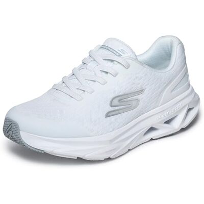 Skechers Damen Glide-Step Vortex Avalin Turnschuhe, White Textile, 38.5 EU Skechers Damen Glide-Step Vortex Avalin Turnschuhe, White Textile, 38.5 EU