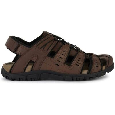 Geox Man UOMO SANDAL STRADA SANDALS Brown 40_EU Geox Man UOMO SANDAL STRADA SANDALS Brown 40_EU
